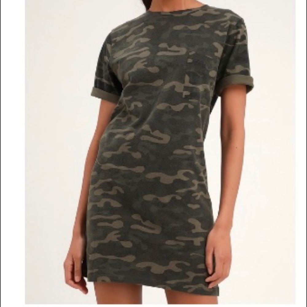 Camo T-shirt dress!